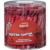 Kent Tofita Yumıyum Vişne 120'LI Meyve Sulu Toffe Şeker 804G 2'li Ekonomik Paket - 2 Adet - 804 gr