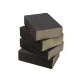 Kent Zımpara Kübik Takoz Sünger Zımpara 4 Adet ( 60-80-100-120 Kum ) - 90X70X25 MM - 60 - 80 - 100 -120 KUM