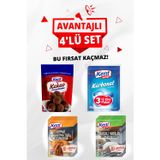 KentBoringer Pasta Yardımcıları Avantaj 4'lü Set(Kakao-Hamur Kabartma tozu-Karbonat-Şekerli Vanilin)
