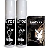 Kentex Eros 2 Tane Erkekler Için Özel Stop Spreyi 20 ml (Black) + Lubrikantjel - Belirtilmemiş