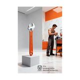 Kentex Mey Ithalat® 10 Inç Kurbağacık Anahtar - Chrome Vanadium Çelik, Ergonomik Izole Saplı Ayarlı Anahtar - Belirtilmemiş - Renkli