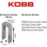 Kentex Mey Ithalat® Kobb KBZ9019 19 mm 2500 Adet U Zımba Teli - Belirtilmemiş
