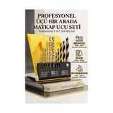 Kentex Mey Ithalat® Matkap Ucu Seti- Beton Metal Ahşap Matkap Ucu Drill Bits Set 16 Lı Set 721728 - Belirtilmemiş - Renkli