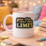 Kentex You Are Your Only Limit Yazılı Porselen Kupa Model 142 – “tek Sınır Sensin” Motivasyon Kupası – Ilham Veren Kahve & Çay Kupası - Belirtilmemiş - 001 - Beyaz