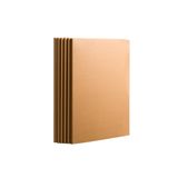 Kentsoylu A5 Ebat Kraft Kapak 6'lı Set 2*(Çizgili-Çizgisiz-Kareli) 120 Sayfa İkonik Defter Çek Kopart Sayfa Mikro Perforaj