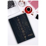 Kentsoylu A5 Spiralli Defter 96 Sayfa Çizgisiz , Houmai Serisi Özel Koleksiyon No:3 Kalın Kapak