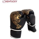 Kentucky Hook Boks Eldiveni Kick Boks Muay Thai Boks Eldiveni - Siyah - 12 oz