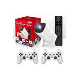 Kentucky Max Projektör 4K HD 1080P Bluetooth Android 2 Kol Dahili 3000 Oyun Retro Atari P30