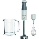 Kenwood HBM40.002WH El Blenderi Dahil. Çırpma Teli ve Ölçü Kabı, Turbo Işlevi, Suregrip Teknolojisi, 850 W Motor, Beyaz/gri