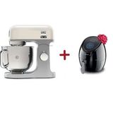 Kenwood KMX750WH Kmix Siyah 5 lt Mutfak Şefi + HFP30 Siyah Airfryer