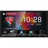 Kenwood Soundmaster - 2-Dın | Dab+ | Kablosuz Android Auto ve Apple Carplay | Oto Teyp - Siyah