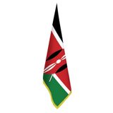 Kenya Bayrağı - Ofis-Makam-Toplantı Odaları - Saçaklı Makam Bayrağı