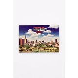 Kenya Temalı Ahşap Kartpostal Magnet