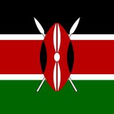 KENYA ÜLKE BAYRAĞI 45x30CM DUVAR TABLOSU ÇERÇEVESİZ PVC TABLO
