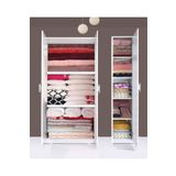 Kenyap Plus Stella 2+1 Kapaklı 2 modüllü Yüklük Yorgan Yatak Dolabı Gardırop - Parlak 812489