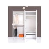 Kenyap Plus Stella 812485 Parlak Beyaz Gardırop