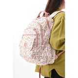Kenyon Cox Klinkır Okul Çantası Sırt Çanta Günlük Gezi Spor Seyahat Tatil Çok Gözlü Laptop Bölmeli - Sırt Çantası - Pembe - Mor - 21x29x13