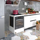 Kenz Life Ankastre Modülü Kabini Beyaz Suntalam Malzeme ile 60 cm Genişlikte Fırın Ocak Dolabı
