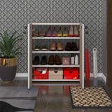 Kenz Life Ayakkabılık Ayakkabı Dolabı Kilitli Gutan Crd 080*70*32 Kapaklı Ofis Dolabı - Cordoba