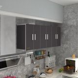 Kenz Life Kenzlife 060*180*32 Hazır Mutfak Dolabı Gri Mdf Modern Tasarım ile Geniş Depolama