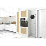 Kenz Life Kenzlife Ankastre Fırın Dolabı Banu Mat Beyaz 180*100*56 Hazeran Kare Kapak Mdf Gövde - 00 Beyaz