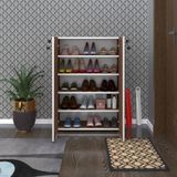 Kenz Life Kenzlife Ayakkabılık Ayakkabı Dolabı Kilitli Be Real Cvz 100*70*32 Kapaklı Arkalıklı Ofis Dolabı - Beyaz