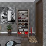 Kenz Life Kenzlife Ayakkabılık Ayakkabı Dolabı Kilitli Be Real Cvz 160*70*32 Kapaklı Arkalıklı Ofis Dolabı Iki Bölme - Beyaz