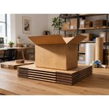 Kenz Life Kenzlife Çift Oluk Karton Koli 40X30X30 Mukavva 05 Adet Fiyatıdır. - Acı Kahve