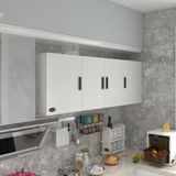 Kenz Life Kenzlife Hazır Mutfak Dolabı 060*180*32 MDF Malzeme Modern Tasarım Geniş Depolama Kapaklı - Beyaz