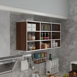 Kenz Life Kenzlife Hazır Mutfak Dolabı Ceviz Renk MDF Malzeme 060*120*22 Ölçülerle Modern ve Fonksiyonel