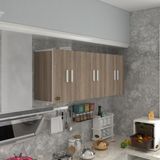 Kenz Life Kenzlife Hazır Mutfak Dolabı Mdf 060*180*32 Kapaklı Raflı Geniş Depolama Alanı - Cordoba