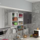 Kenz Life Kenzlife hazır mutfak dolabı patlıcan60 gri mod2 60*160*32 mebran kapak suntalam gövde - Renk