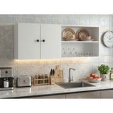 Kenz Life Kenzlife Hazır Mutfak Dolabı Supsup Mat Beyaz 160*60*32 Arkalıklı Suntalam