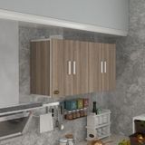 Kenz Life Kenzlife Hazır Mutfak Merta MDF Kapaklı Dolabı 060*120*22 Geniş Depolama Alanı ile Klasik Tasarım