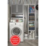 Kenz Life Kenzlife Membran Çamaşır Makinesi Dolabı Hayzumsüpürge Gribyz Panjur 180*126*55 Mebran Kapak Suntalam Gövde - GRİBYZ