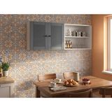 Kenz Life Kenzlife Membran Hazır Mutfak Dolabı Bera Gribyz Panjur 160*60*22 Mebran Kapak Suntalam Gövde Arkalıklı - Beyaz