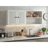 Kenz Life Kenzlife Membran Hazır Mutfak Dolabı Supsup Byzbyz Panjur 160*60*32 Mebran Kapak Suntalam Gövde Arkalıklı - Beyaz