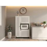 Kenz Life Kenzlife Membran Mini Fırın Dolabı Alpkuntsol Byzbyz Panjur 148*90*30 Mebran Kapak Mdf Gövde - 00 Beyaz