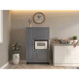 Kenz Life Kenzlife Membran Mini Fırın Dolabı Alpkuntsol Gribyz Çerçeve 148*90*30 Mebran Kapak Mdf Gövde - 00 Beyaz