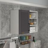 Kenz Life Kenzlife Modern Tasarımlı Mutfak Dolabı Gri Suntalam Malzeme 90*80*32 cm Özellikler - Renk