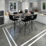 Kenz Life Knsz Masa Sandalye Takımı HEM105ZENGIN Crdsyh 130*070 6 Sandalye Syhsyh Kolçaklı Sırt Minderli - Cordoba