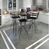 Kenz Life Knsz Masa Sandalye Takımı HEM105ZENGIN Cvzsyh 140*040 4 Sandalye Syhsyh Kolçaklı - Ceviz
