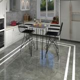 Kenz Life Knsz Masa Sandalye Takımı HEM105ZENGIN Grisyh 060*060 2 Sandalye Syhsyh Kolçaklı