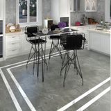 Kenz Life Knsz Masa Sandalye Takımı HEM105ZENGIN Grisyh 120*040 3 Sandalye Syhsyh Kolçaklı Sırt Minderli