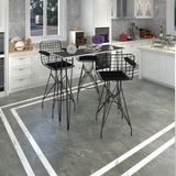 Kenz Life Knsz Masa Sandalye Takımı HEM105ZENGIN Grisyh 120*040 3 Sandalye Syhsyh Kolçaklı