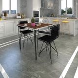 Kenz Life Knsz Masa Sandalye Takımı HEM75MAZLUM Cvzsyh 070*070 Klçsm 2 Sandalye Syhsyh Kolçaklı Sırt Minderli - Renkli