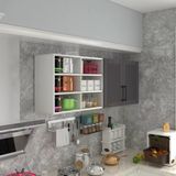 Kenzlif Patlıcan 90 Gri Mod 2 90x160x32 Mebran Kapak Suntalam Gövde Hazır Mutfak Dolabı