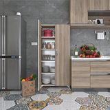 Kenzlife 2 Kapılı Dolap Çilem 188*070*032 Crd Kilitli Ayaklı Banyo Mutfak Ofis Kitaplık Ayakkabılık Kiler