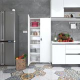Kenzlife 2 Kapılı Dolap Çilem 188*090*032 Byz Kilitli Ayaklı Banyo Mutfak Ofis Kitaplık Ayakkabılık Kiler