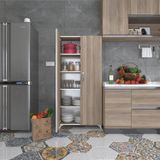 Kenzlife 2 Kapılı Dolap Çilem 188*090*032 Crd Kilitli Ayaklı Banyo Mutfak Ofis Kitaplık Ayakkabılık Kiler
